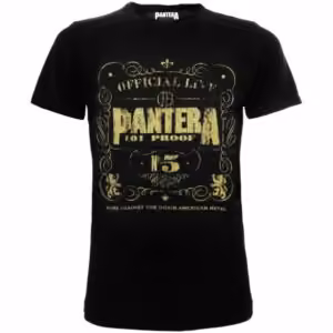 T-Shirt Nera Pantera