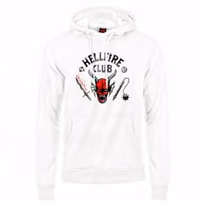 Felpa Bianca Helfireclub  – Stranger Things