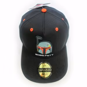 Cappello nero Boba Fett in gomma - Star Wars