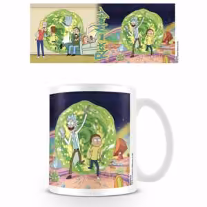 Tazza Rick & Morty Green Portal