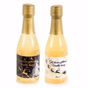 Bottiglia "Champagne" gel doccia glitterato profumato