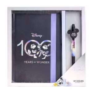Set Cancelleria Penna + Block Notes Centenario Disney