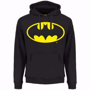 Felpa Nera Logo Batman – Dc Comics