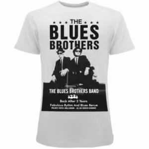 T-Shirt Bianca Blues Brothers - Film Cult