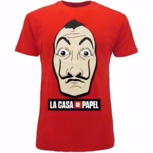T-Shirt Rossa La Casa Di Carta – Serie Tv