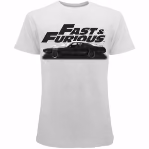 T-Shirt Bianca Fast & Furious – Film Cult
