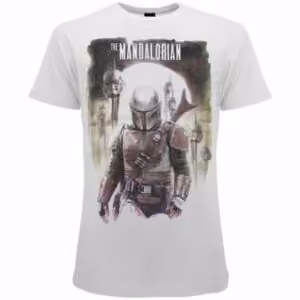 T-Shirt Bianca Mandalorian  – Star Wars