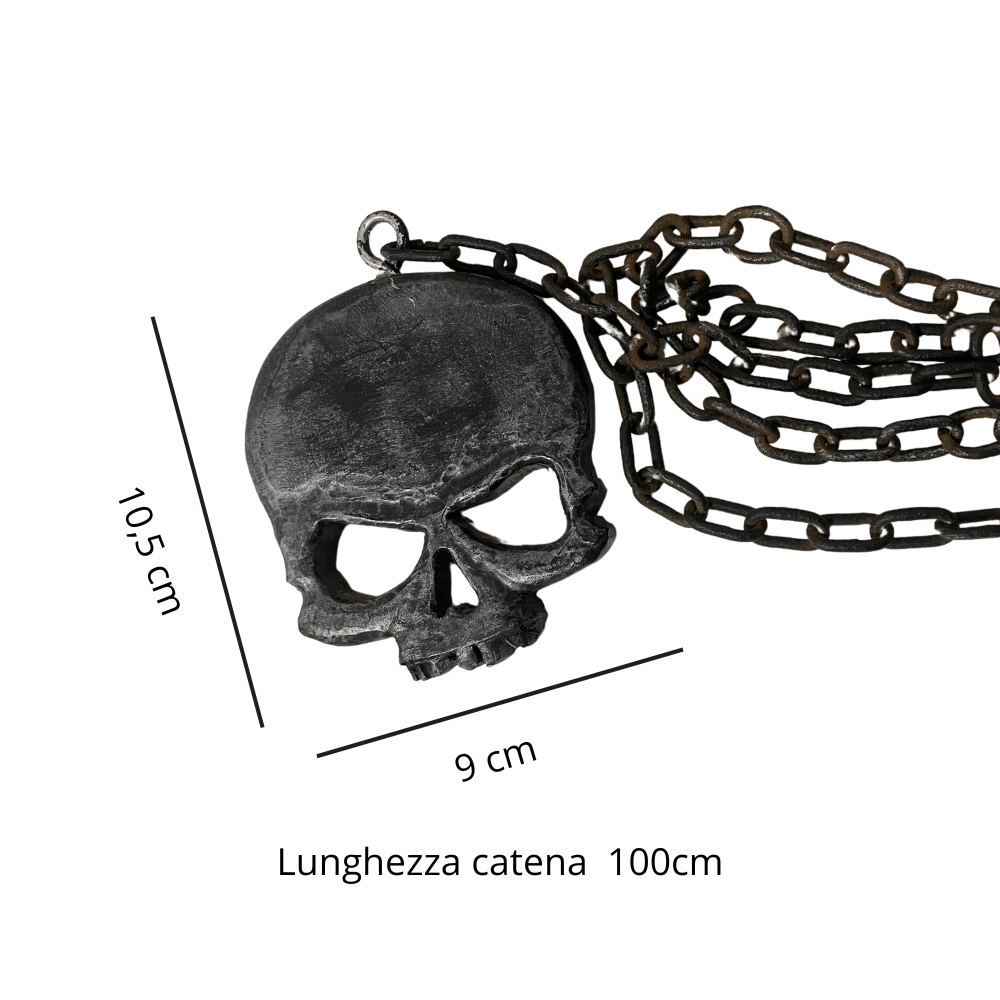 Ascia da Guerra Fantasy con Teschio - immagine 4