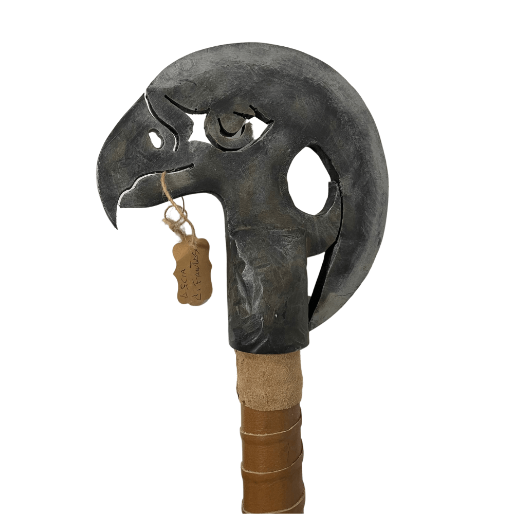 Ascia da Guerra Fantasy con Teschio - immagine 2