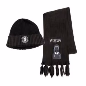 Set cappello + sciarpa Mercoledì
