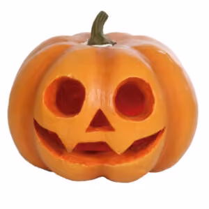 Zucca in polistirolo con led