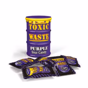 Toxic Waste Purple Extreme Sour Candy